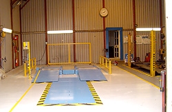 Car Van MOT testing bay